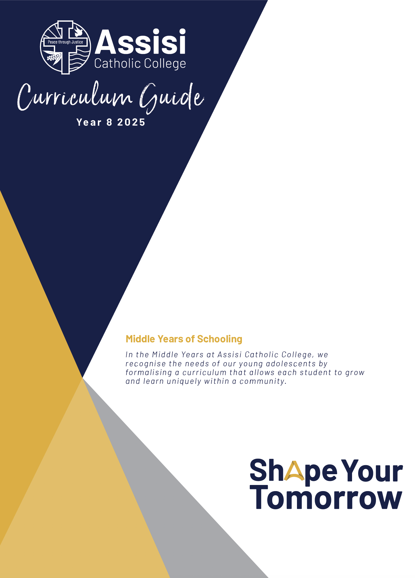 2026 Year 8 Subject Handbook thumbnail